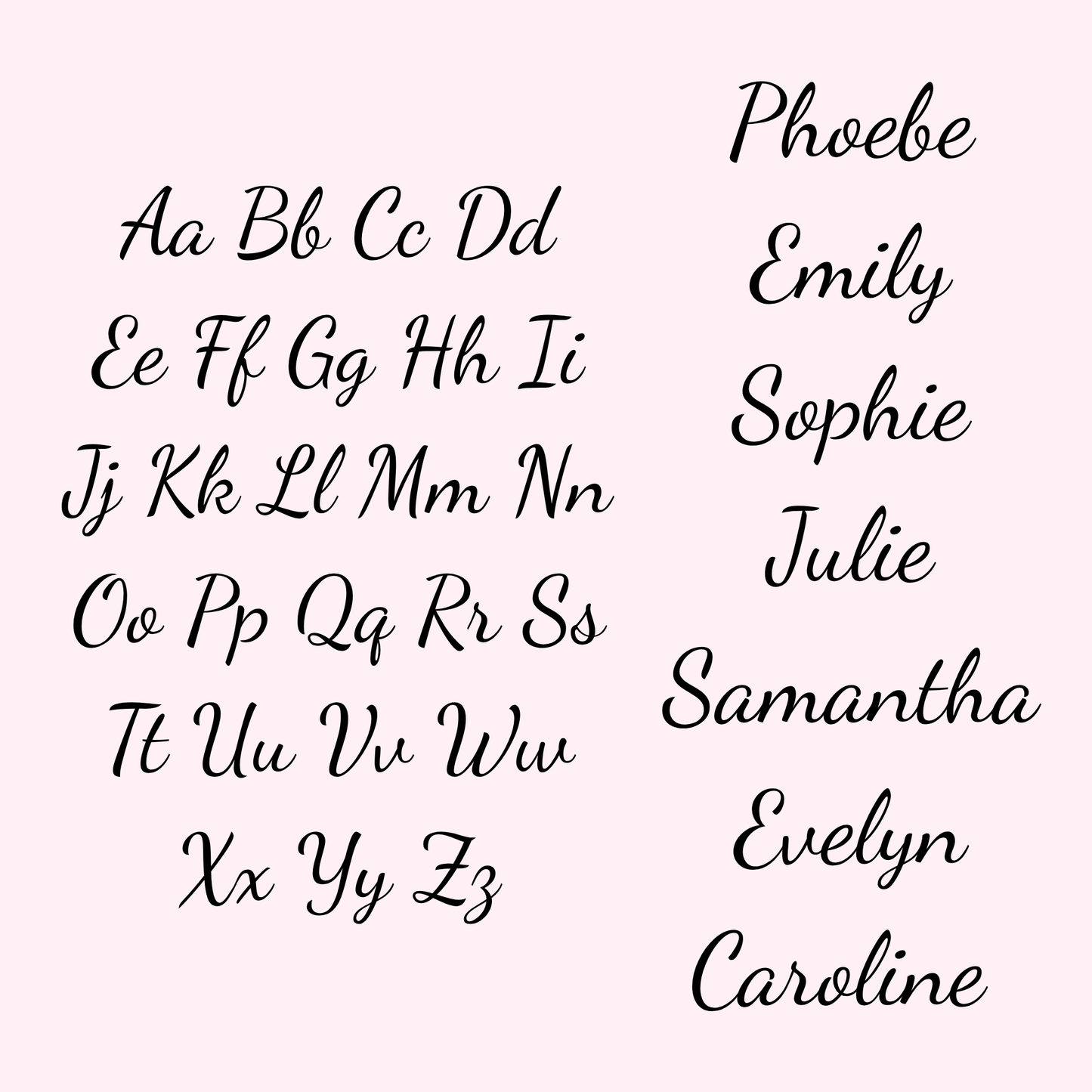 April Birthstone Name Necklace