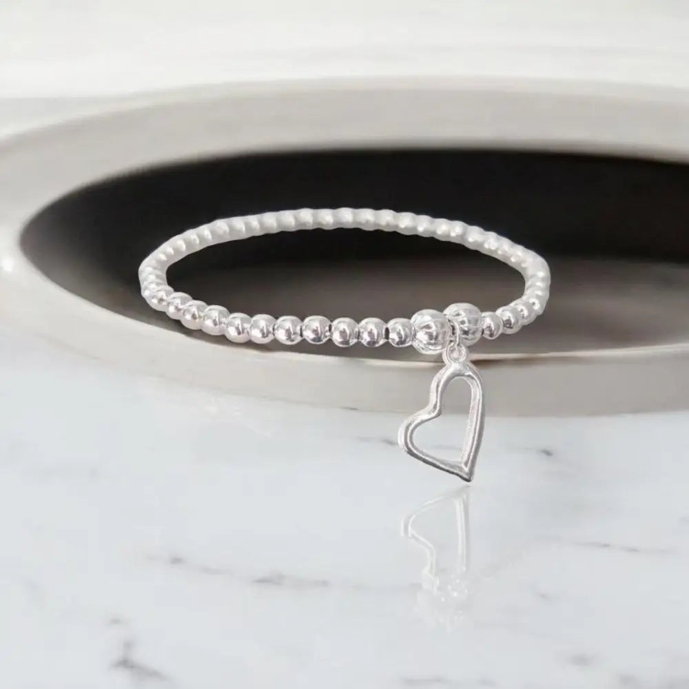 Christmas Wishes Heart Bracelet - Bracelets