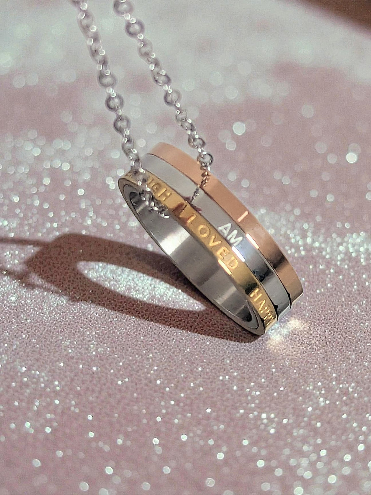 I AM Affirmation Spinner Necklace – Mindfulness Jewellery