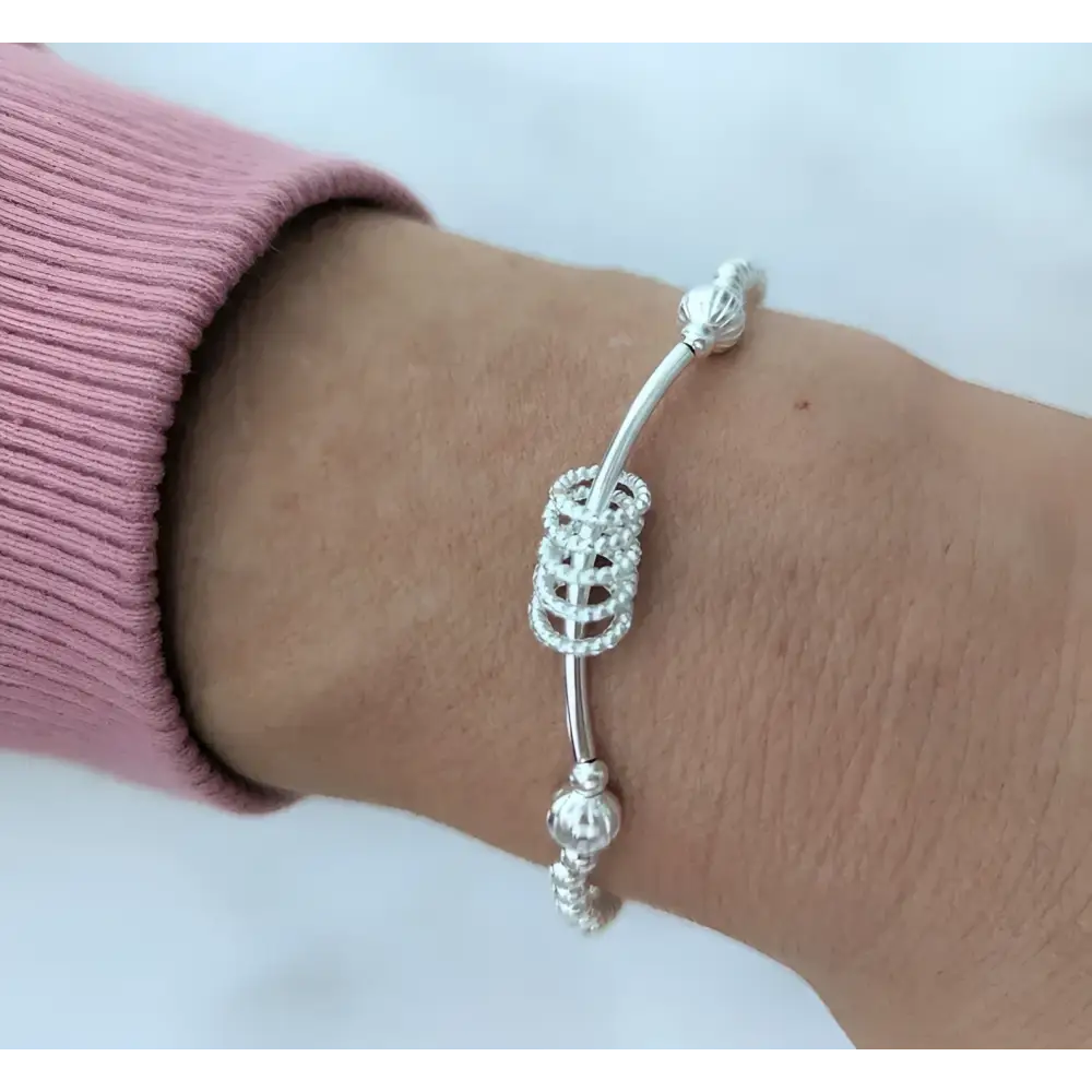Silver Plated Milestone Birthday Bracelet (20th 30th 40th 50th 60th 70th 80th or 90th birthday) Bracelets