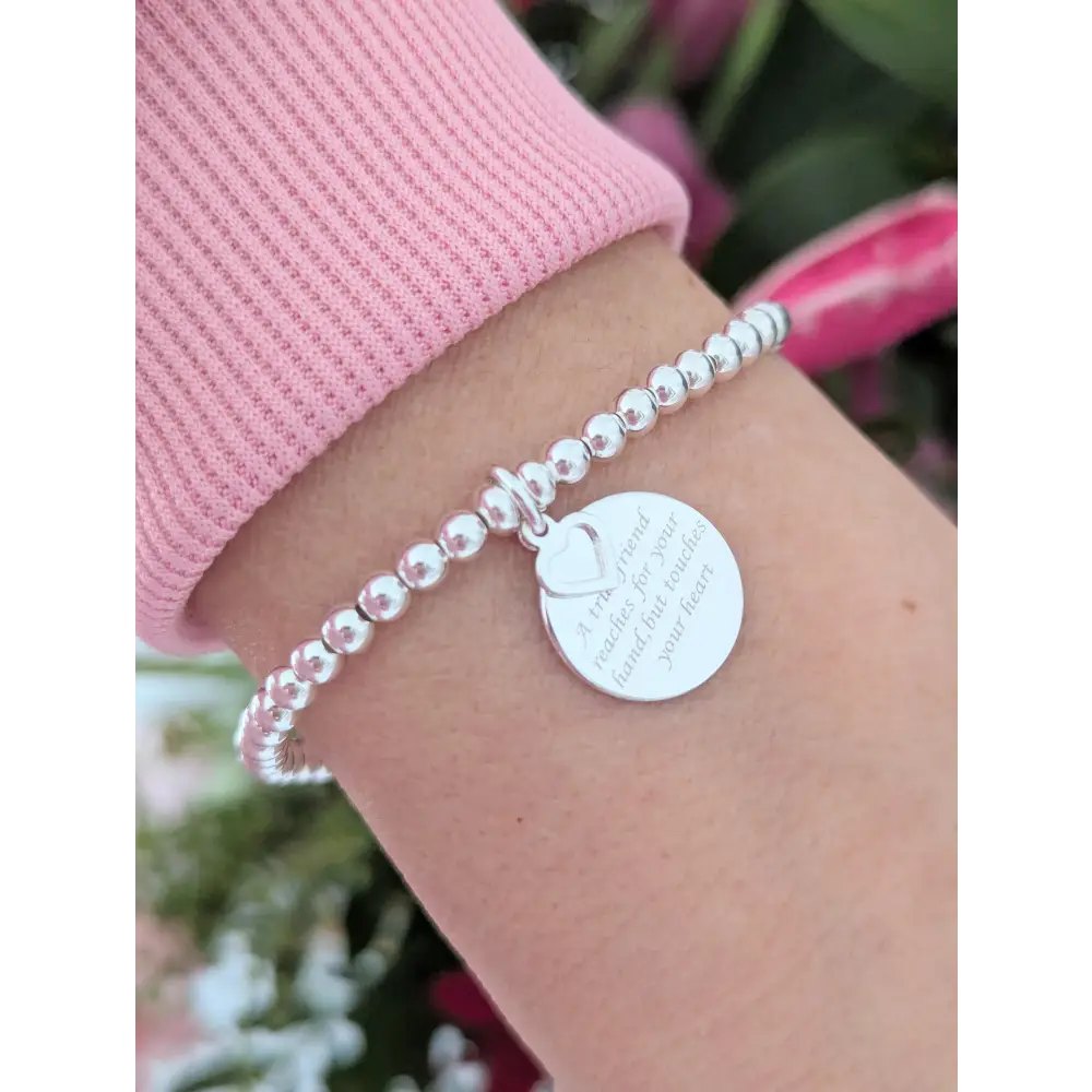Sterling Silver True Friend Bracelet