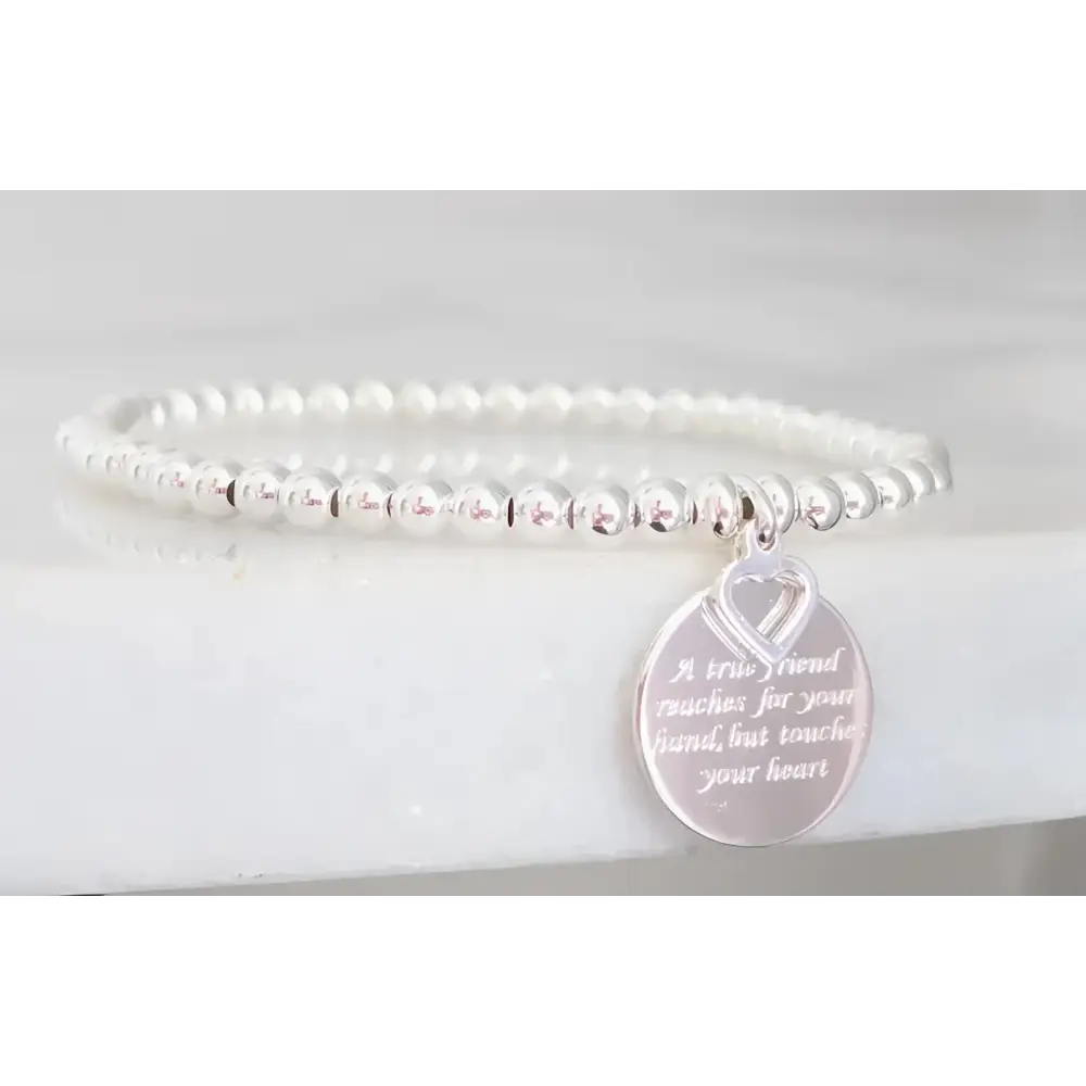 Sterling Silver True Friend Bracelet