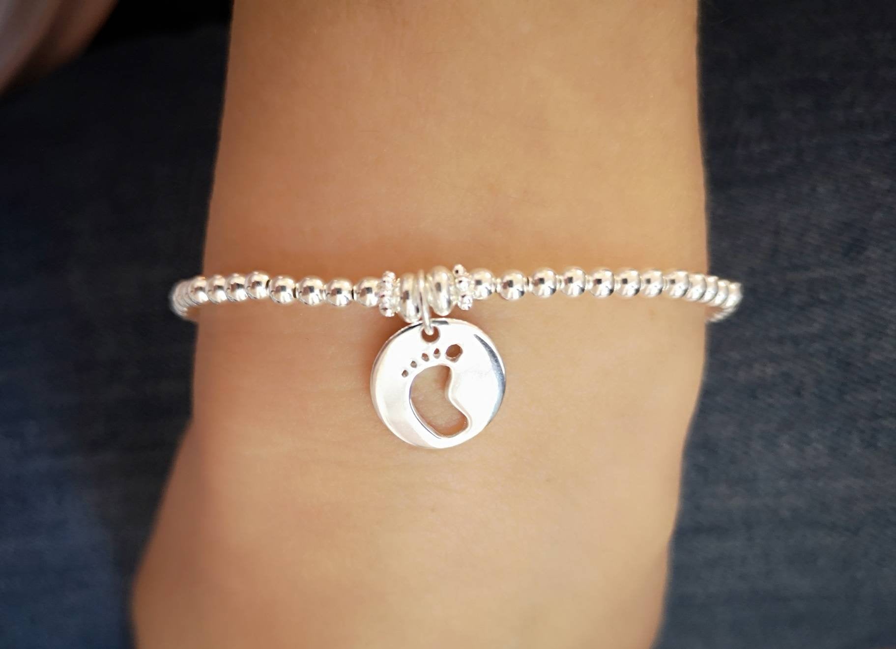 Silver bracelet store for baby girl