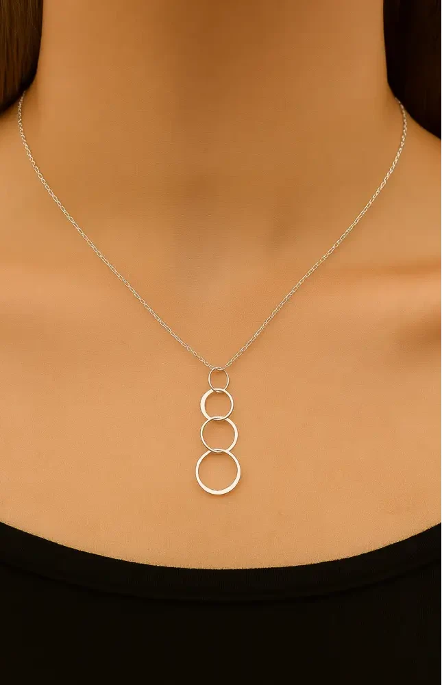 40th Birthday Necklace - Rose Gold or Sterling Silver - necklace