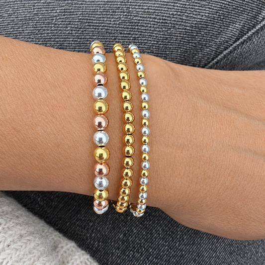 Mixed Bead Bracelet Stack