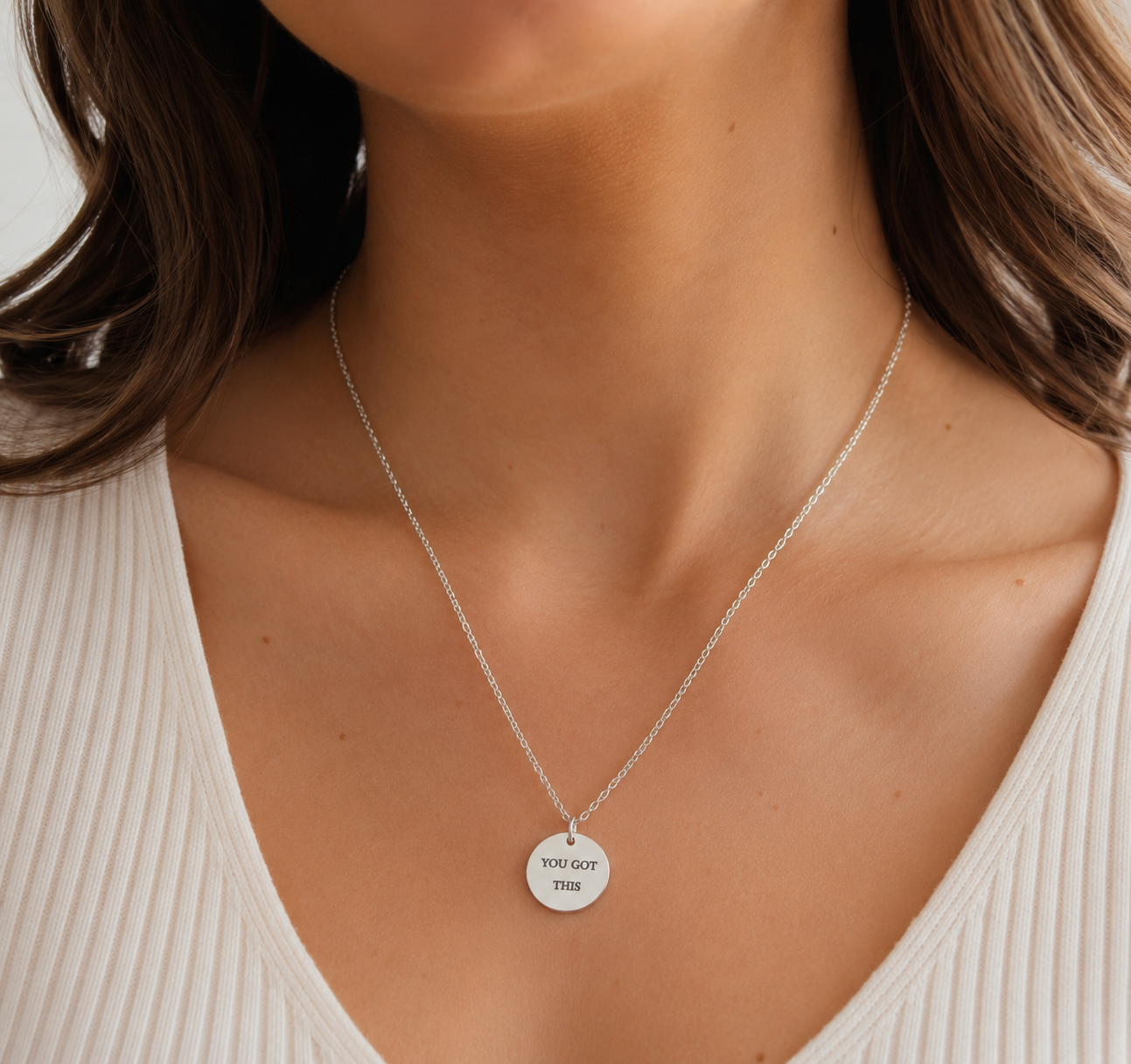 You Got This Necklace | Engraved Inspirational Gift for Her