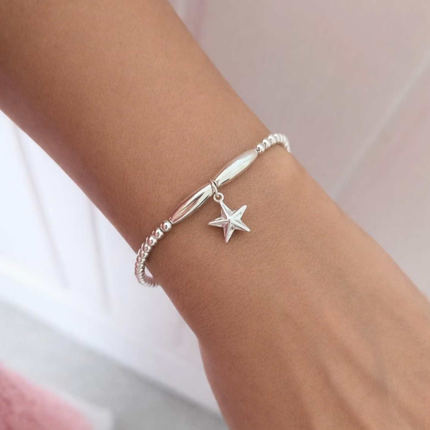 Thank You Teacher Silver Bracelet Personalised Gift