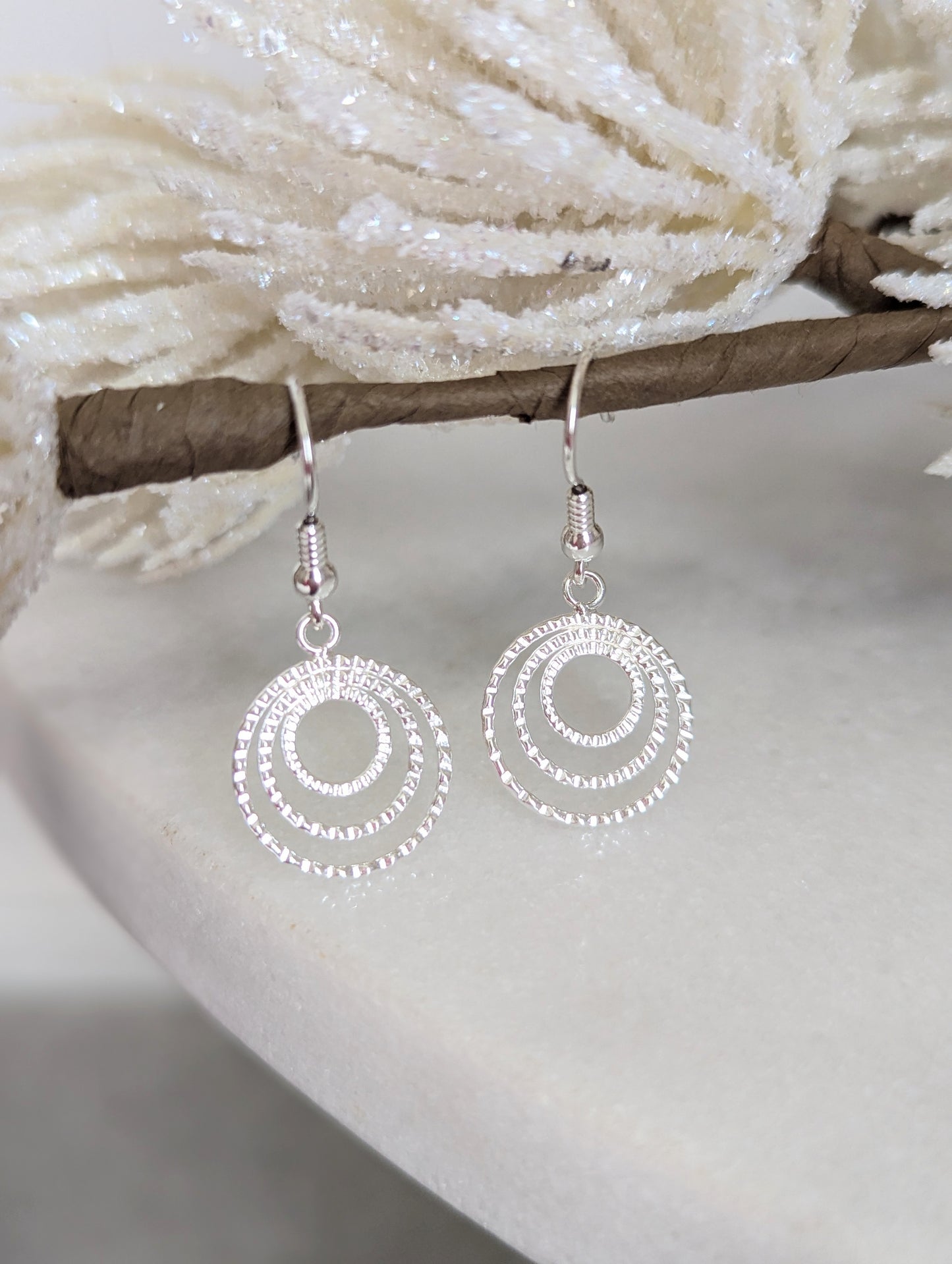 Sterling Silver 30th Birthday Earrings