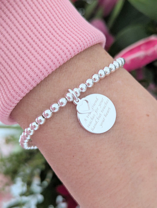 Sterling Silver True Friend Bracelet