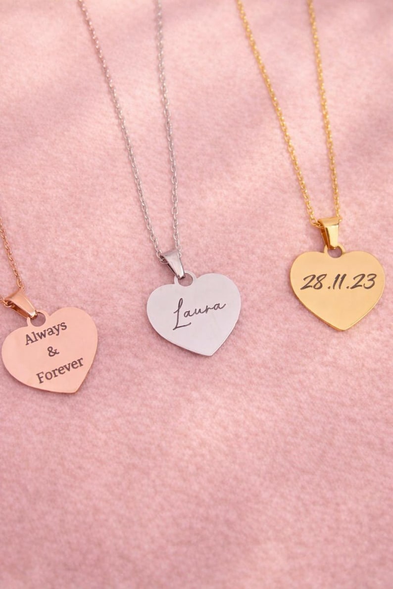 custom message necklaces