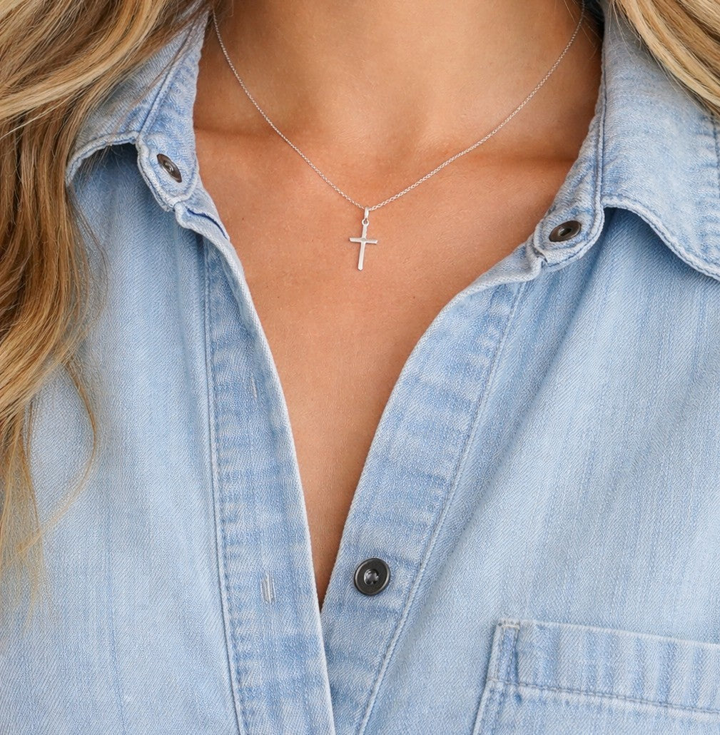 Sterling Silver Cross Necklace