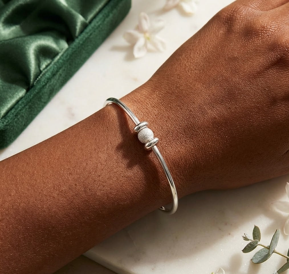 Sterling Silver Anxiety Relief Bracelet