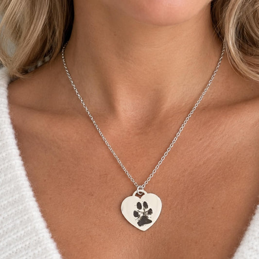 Paw Print Necklace