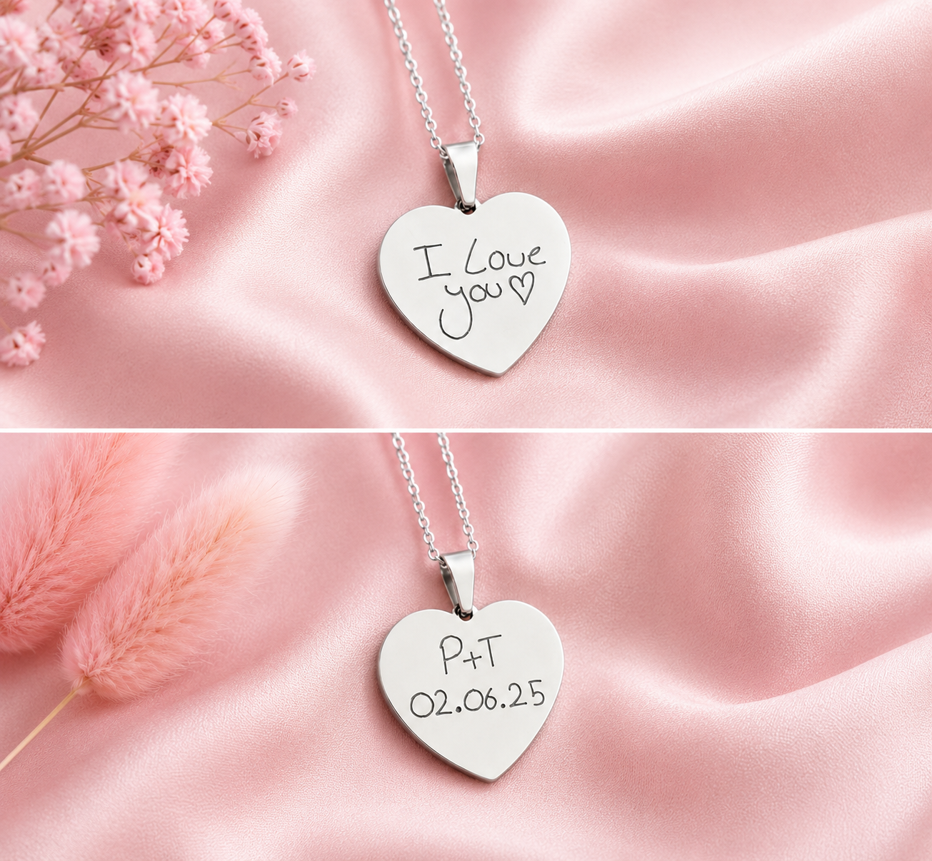 Personalised Engraved Handwriting Necklace