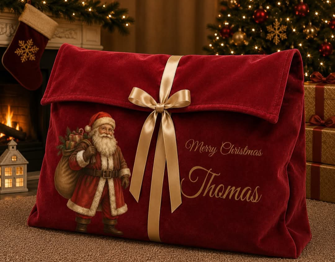 PRE ORDER Velvet Christmas Envelope Gift Bag