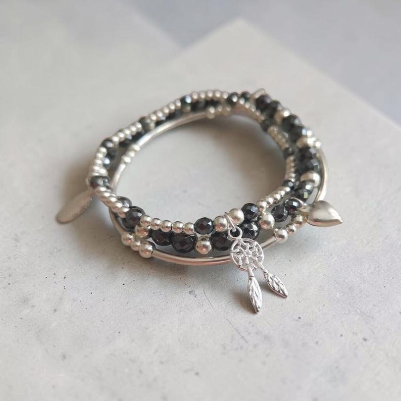 Dreamcatcher Bracelets Stacking Set