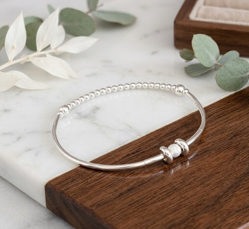 Sterling Silver Anxiety Relief Bracelet