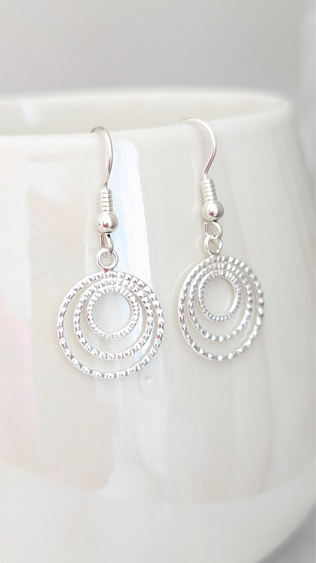 Sterling Silver 30th Birthday Earrings