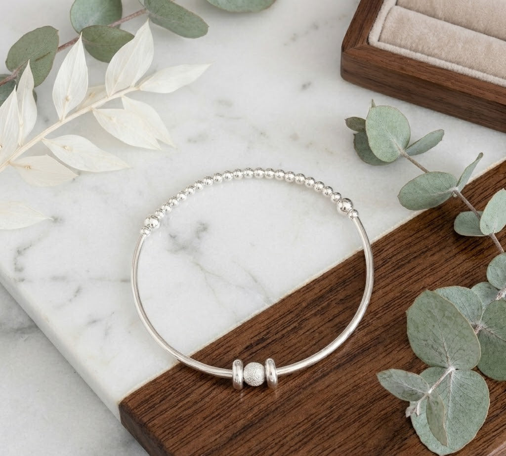 Sterling Silver Anxiety Relief Bracelet