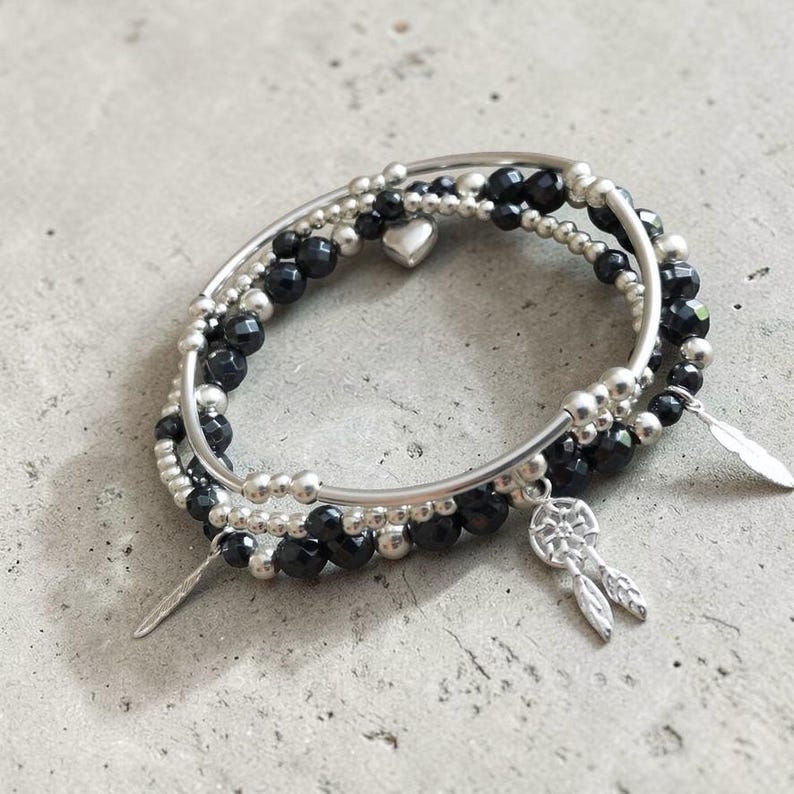 Dreamcatcher Bracelets Stacking Set