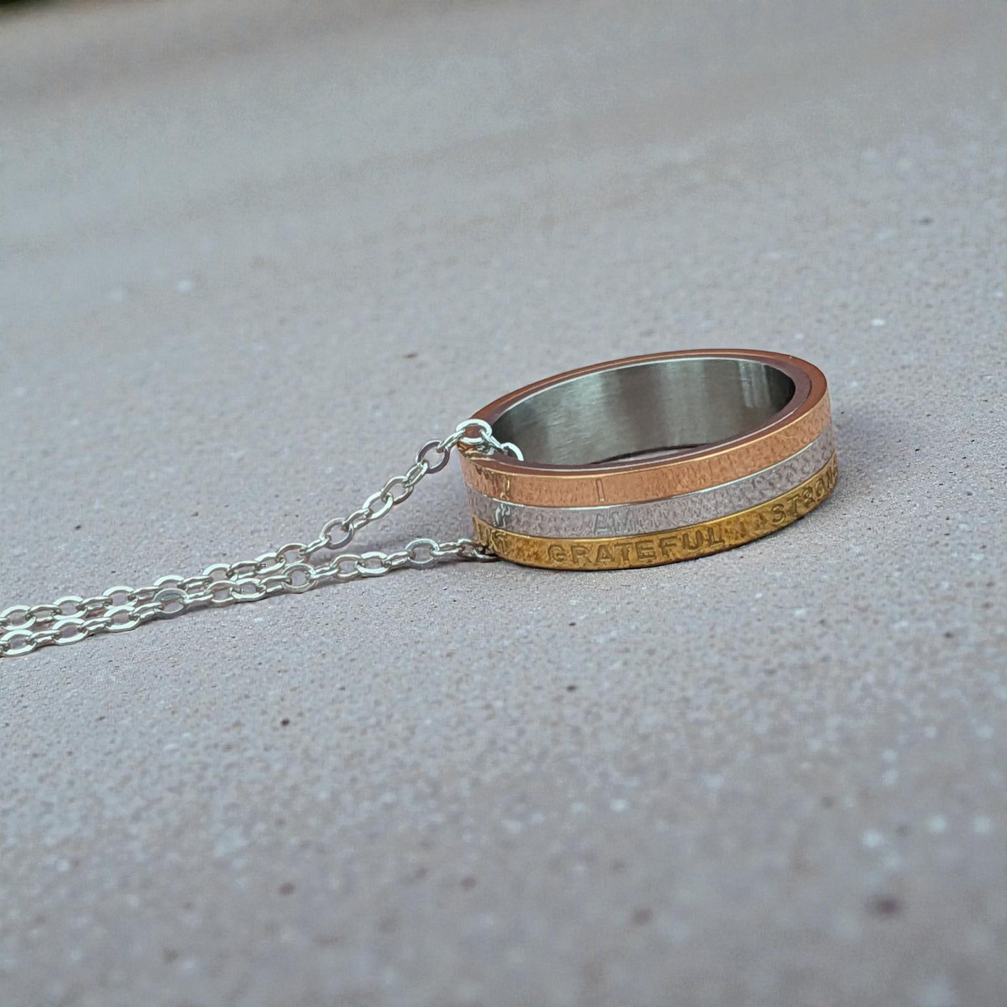 I AM Spinner Necklace