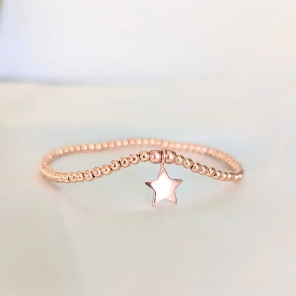 Rose Gold Star Bracelet - Bracelets