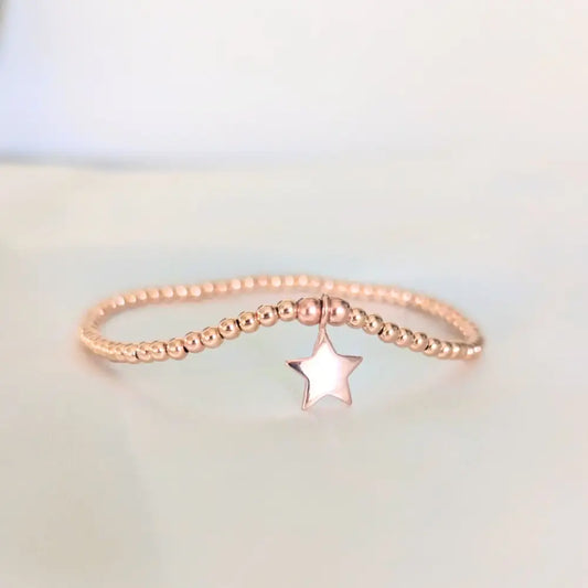Rose Gold Star Bracelet - Bracelets