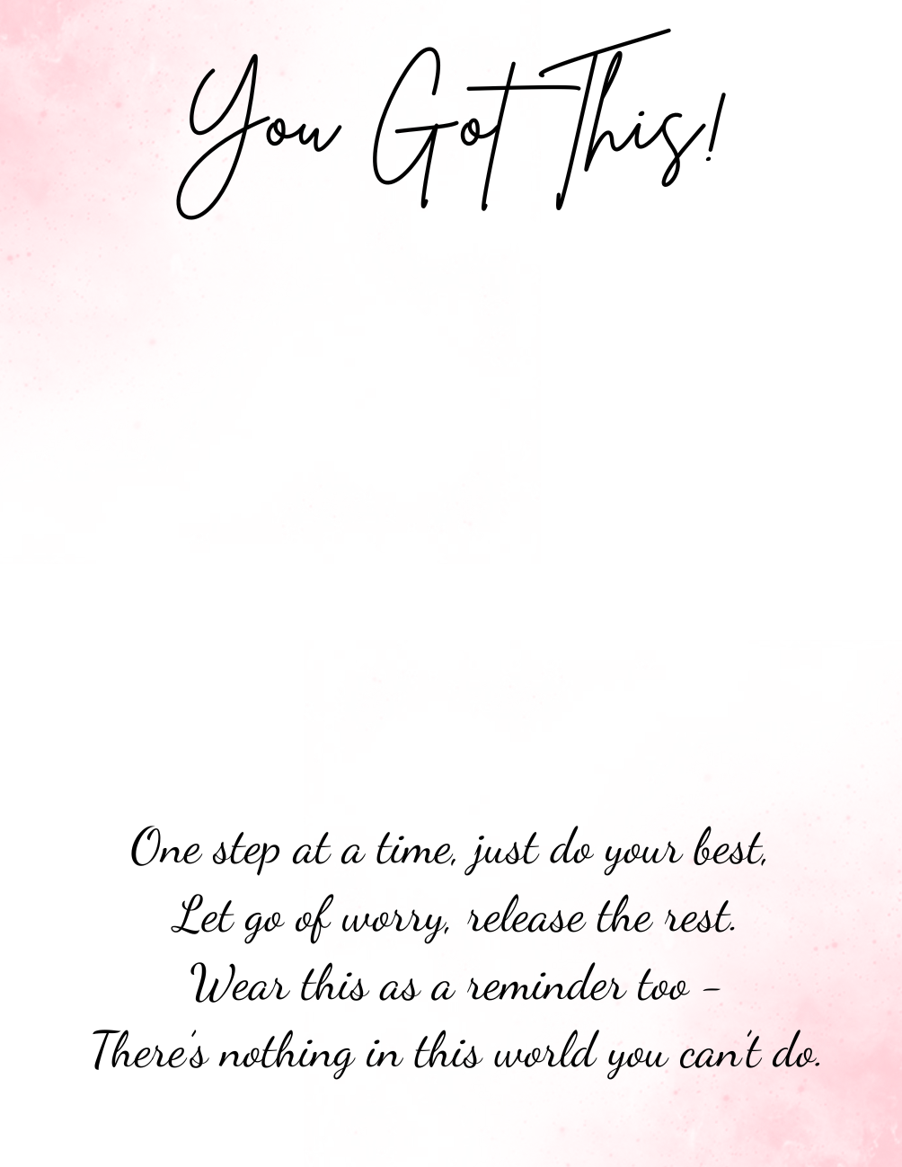 You Got This Necklace | Engraved Inspirational Gift for Her