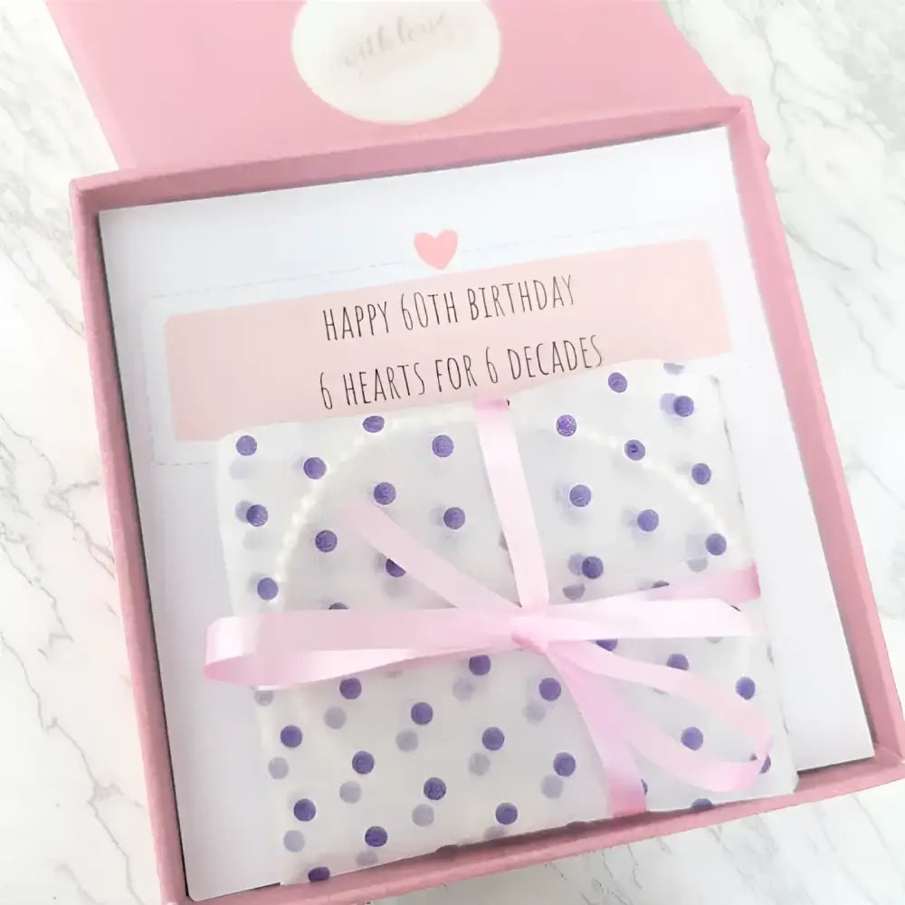 Silver Heart Milestone Birthday Bracelet (20th 30th 40th 50th 60th 70th 80th or 90th birthday) Bracelets