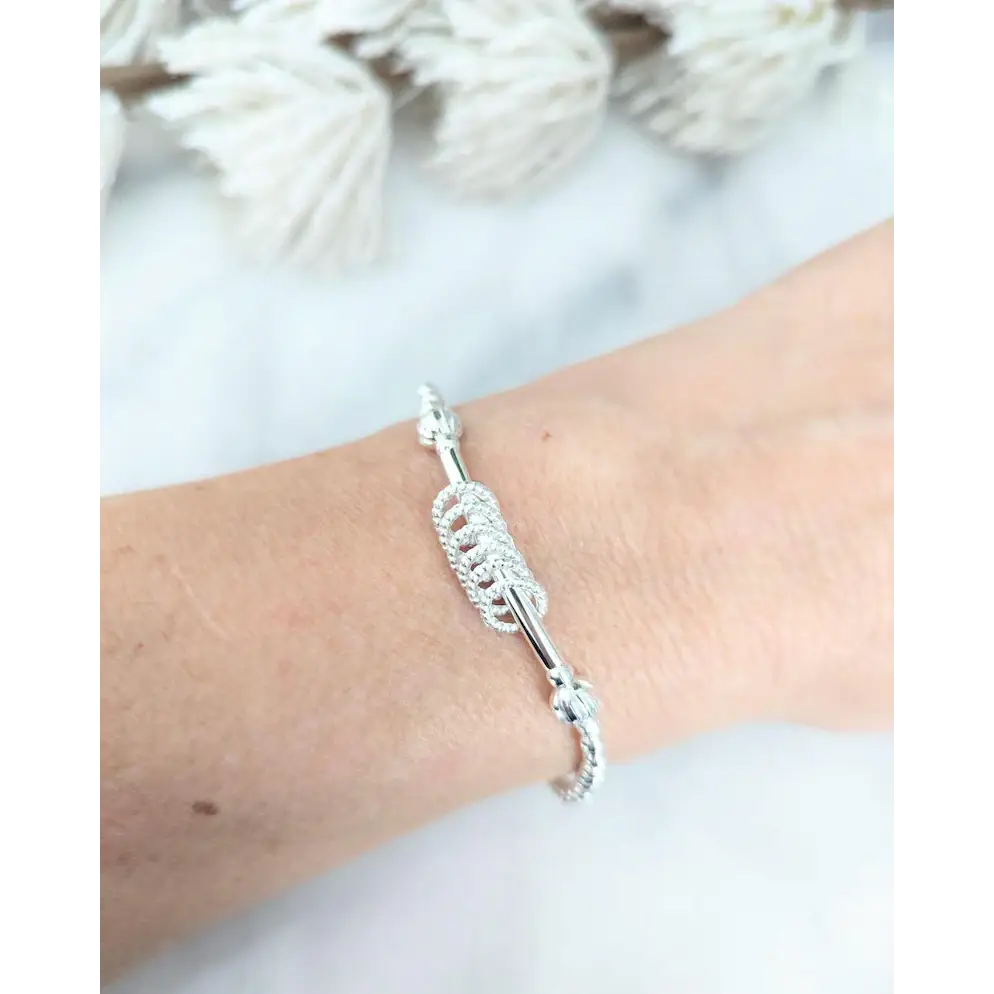 Silver Plated Milestone Birthday Bracelet (20th 30th 40th 50th 60th 70th 80th or 90th birthday) Bracelets