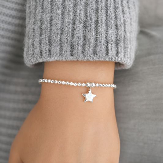Sterling Silver Star Bracelet