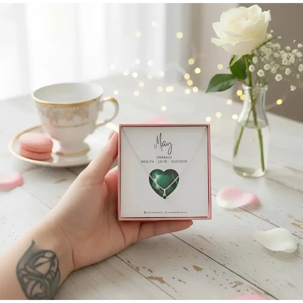 Sterling Silver Birthstone Necklace - necklace