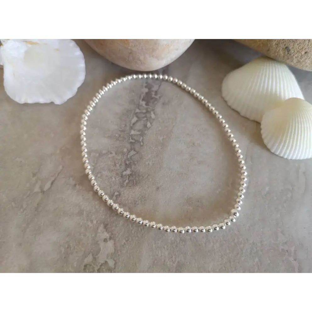 Sterling Silver Bracelet/Anklet With Love Jewellery UK