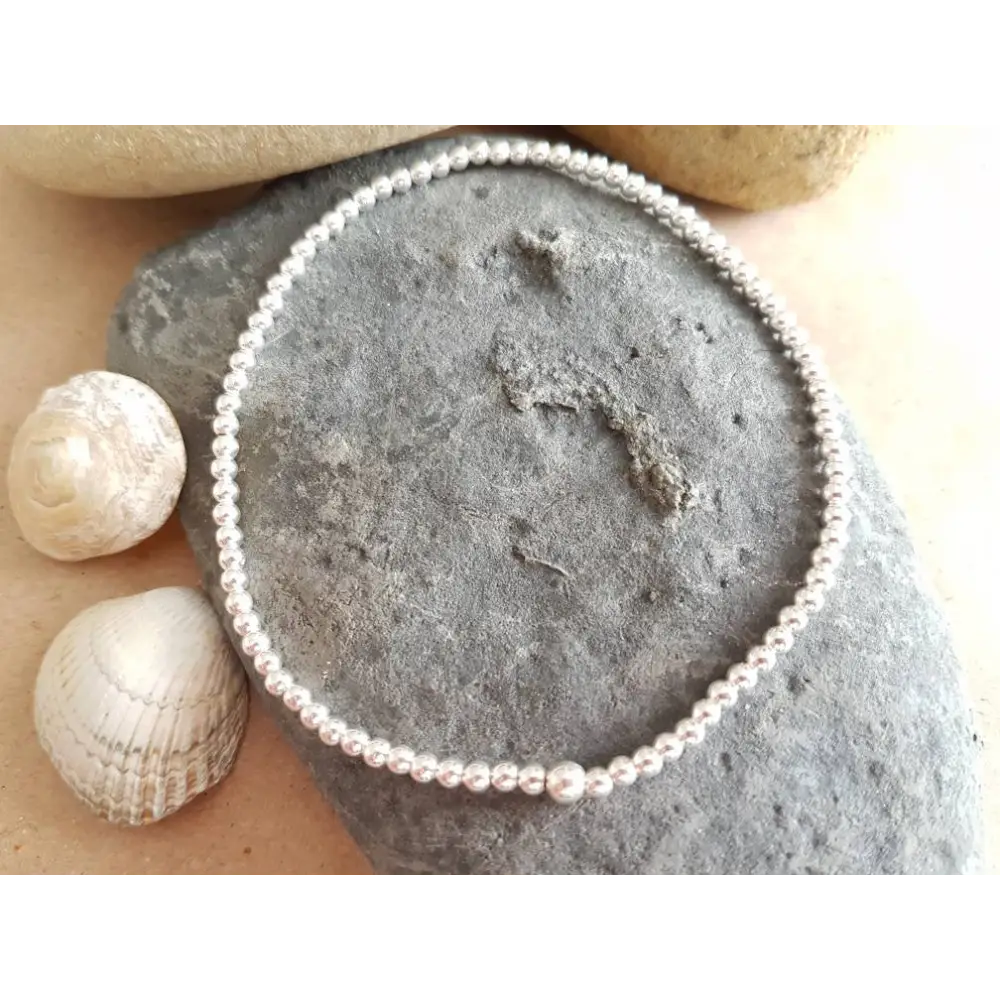 Sterling Silver Bracelet/Anklet With Love Jewellery UK