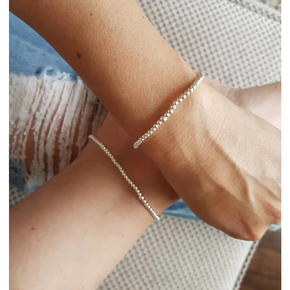 Sterling Silver Bracelet/Anklet With Love Jewellery UK