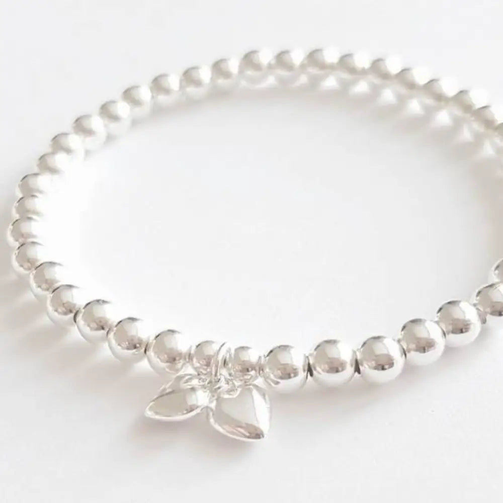 Sterling Silver â€™Bride to Beâ€™ Twin Hearts Bracelet - Bracelets