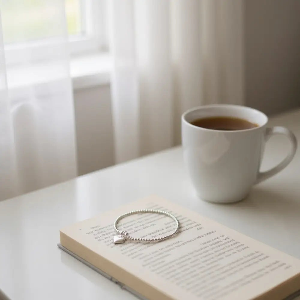 Sterling Silver Chunky Heart Anklet Anklet anklet