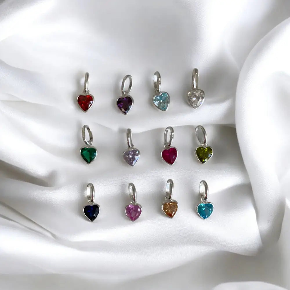 Sterling Silver Initial and Birthstone Family Bracelet - Bracelets