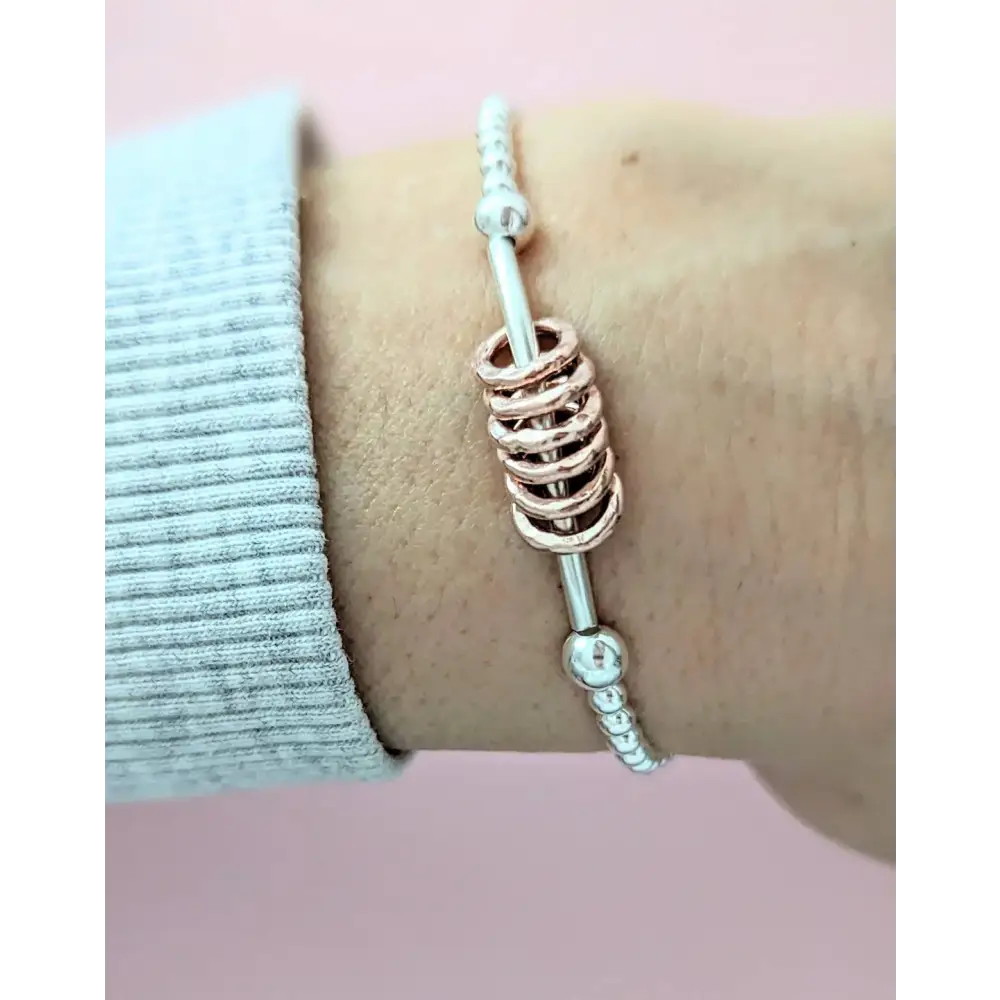 Sterling Silver Milestone Birthday Bracelet (20th, 30th, 40th, 50th, 60th, 70th, 80th or 90th birthday) With Love Jewellery UK
