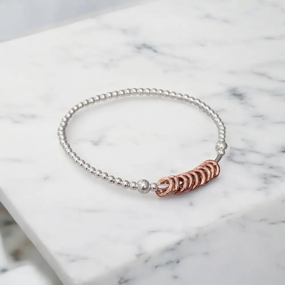 Sterling Silver Milestone Birthday Bracelet (20th 30th 40th 50th 60th 70th 80th or 90th birthday) Bracelets