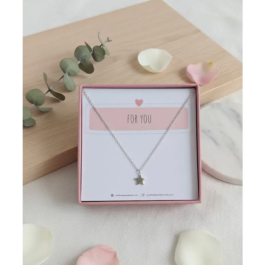 Sterling Silver Star Necklace - necklace