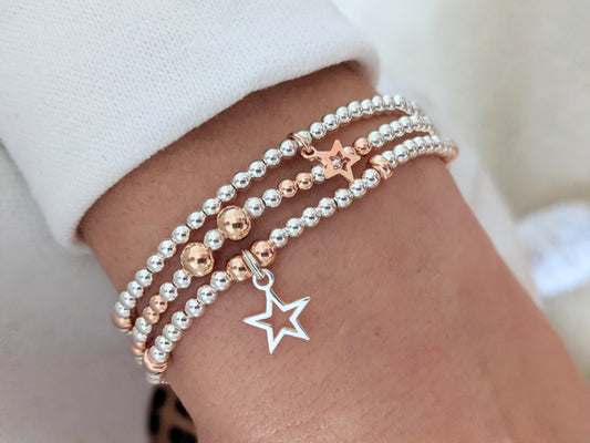 Star Stack Bracelet Set - With Love Jewellery UK