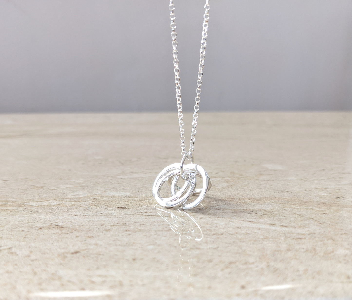 Sterling Silver 40th Birthday Necklace - With Love Jewellery UK