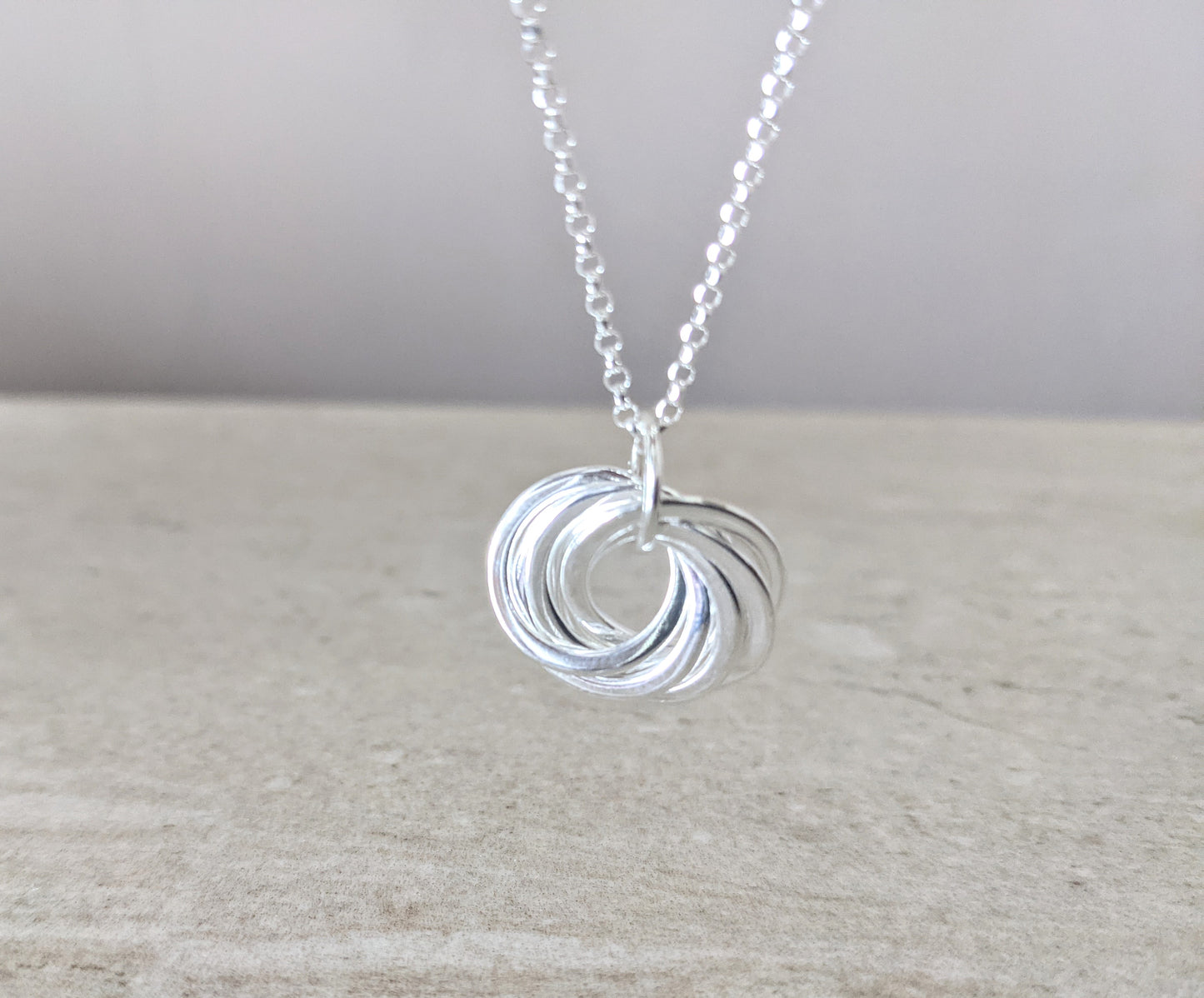 Sterling Silver 60th Birthday Necklace - With Love Jewellery UK