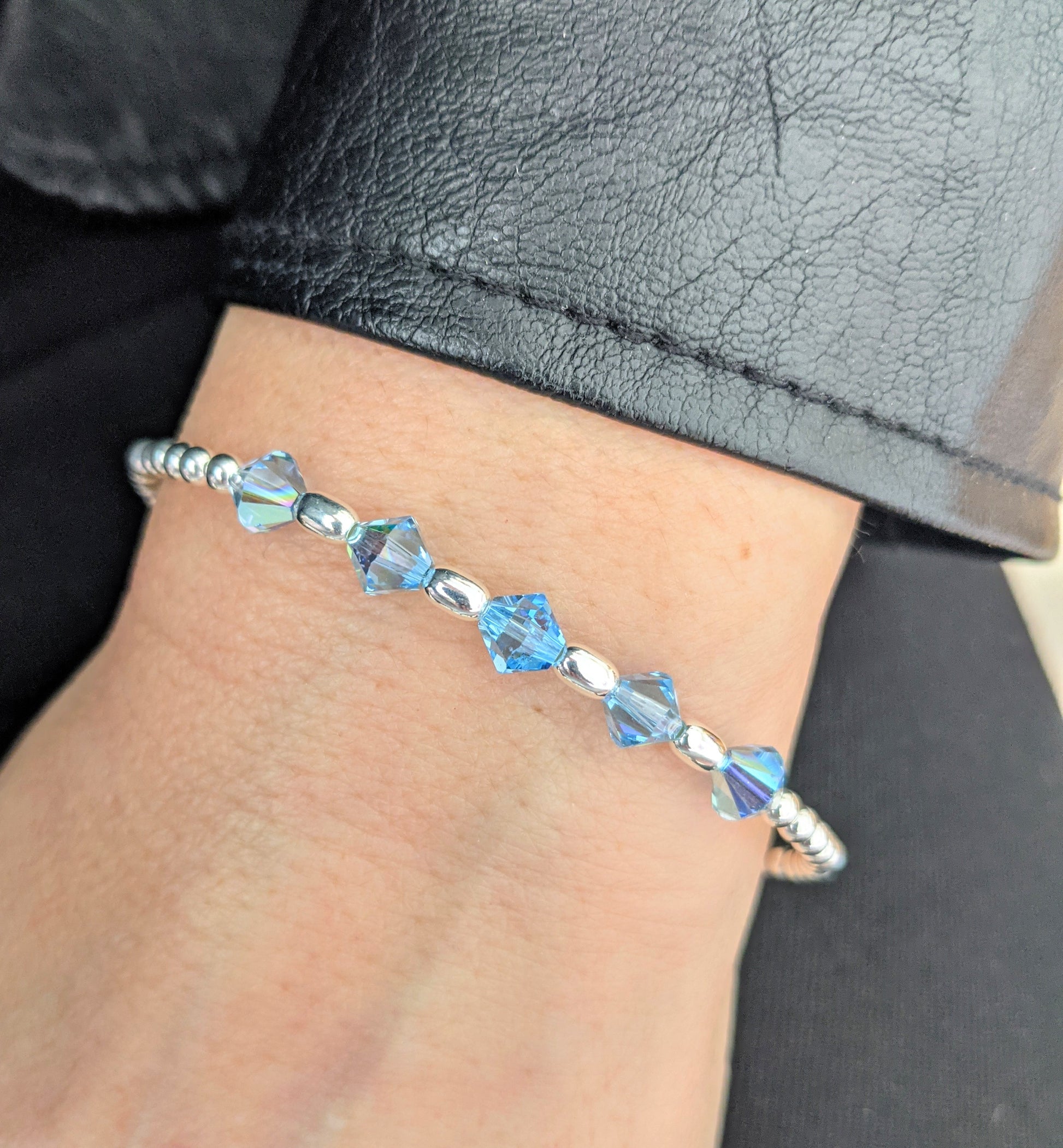 Bridal Collection Aquamarine Gemstone Bracelet - SALOME Designs – SALOME  designs