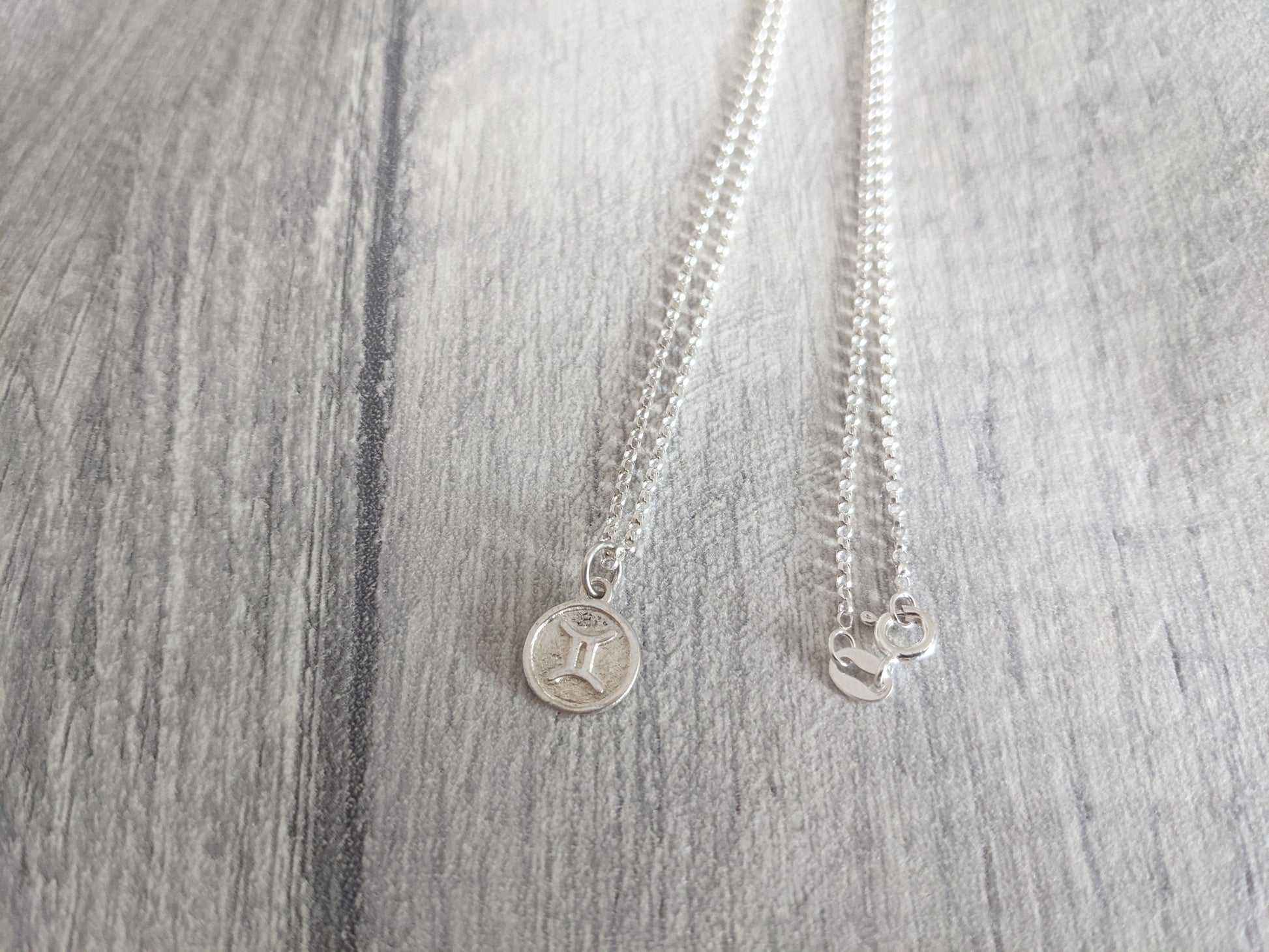 Gemini Star Sign Necklace - With Love Jewellery UK