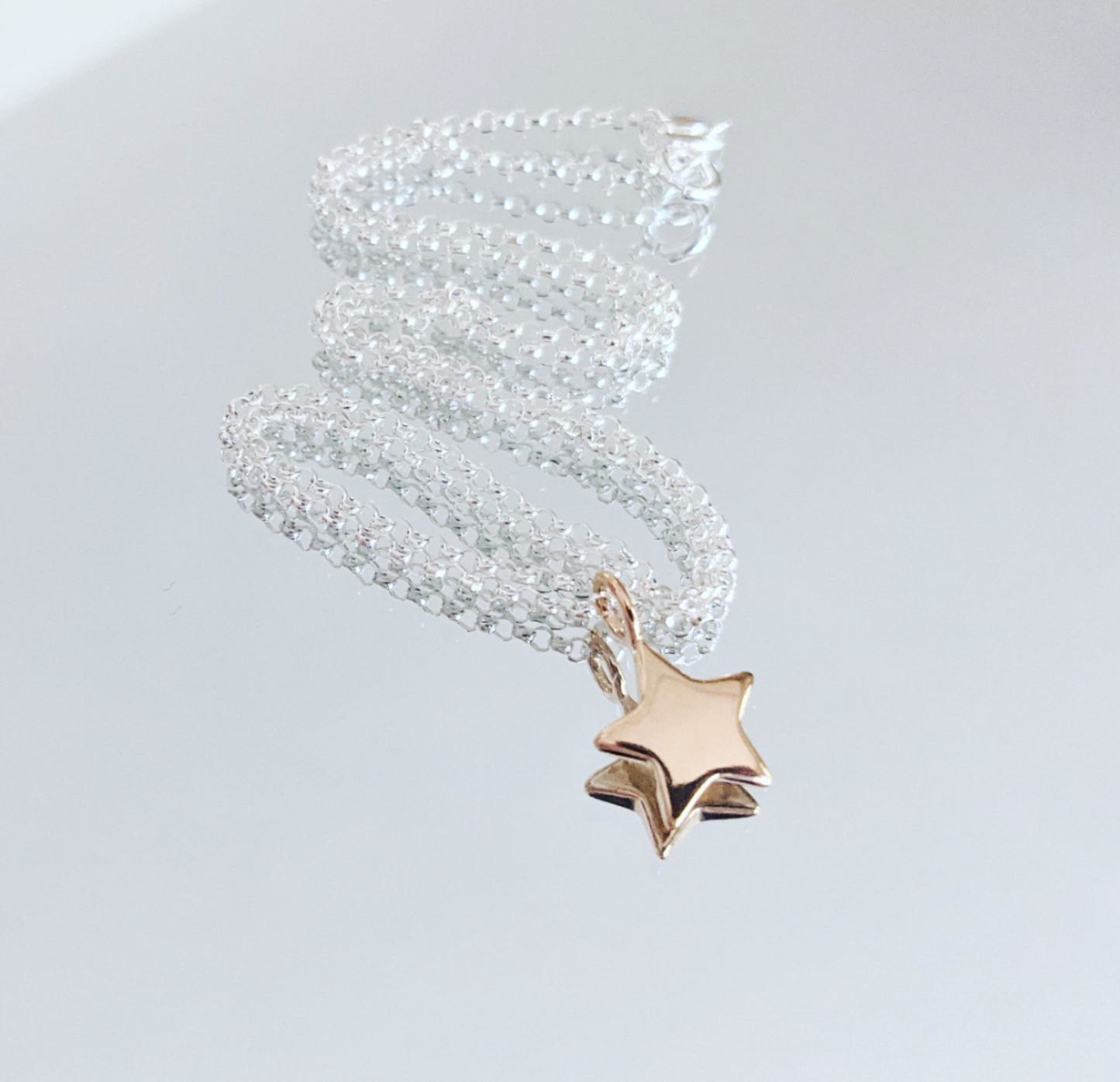 Sterling Silver Star Necklace - With Love Jewellery UK