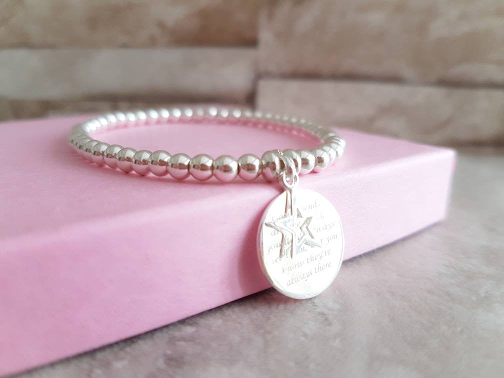 Sterling Silver Special Friend Bracelet - With Love Jewellery UK