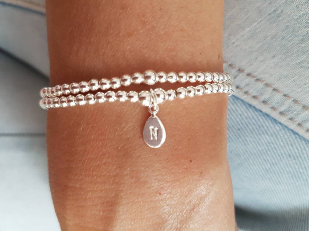 Personalised Double Bracelet - With Love Jewellery UK