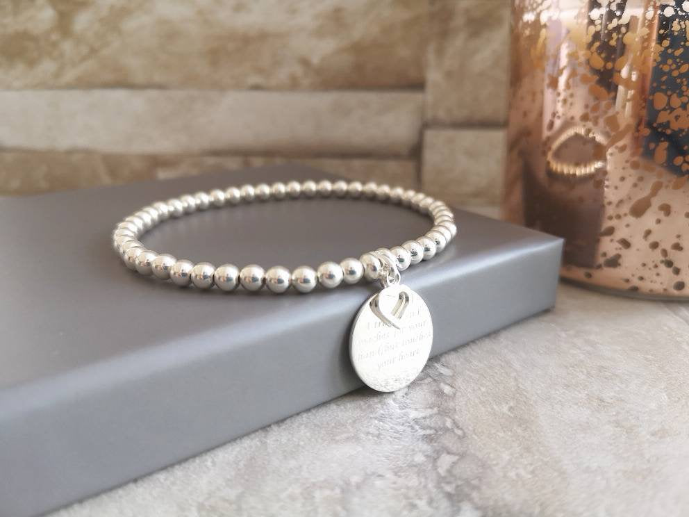 Sterling Silver Friend Bracelet - With Love Jewellery UK